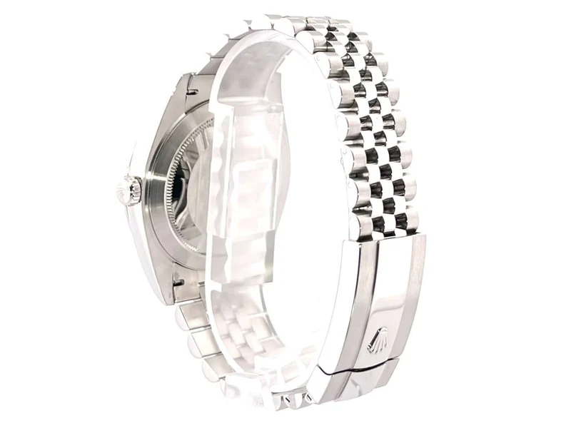 Rolex Datejust 41 Edelstahl Weißgold 126334 Rhodium Jubile-Band