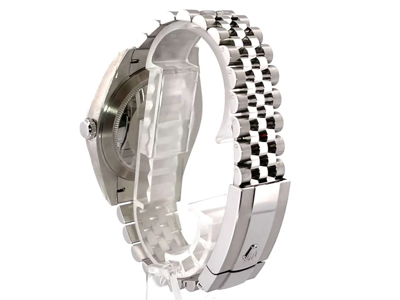 Rolex Datejust 41 Edelstahl Weißgold 126334 Rhodium Jubile-Band