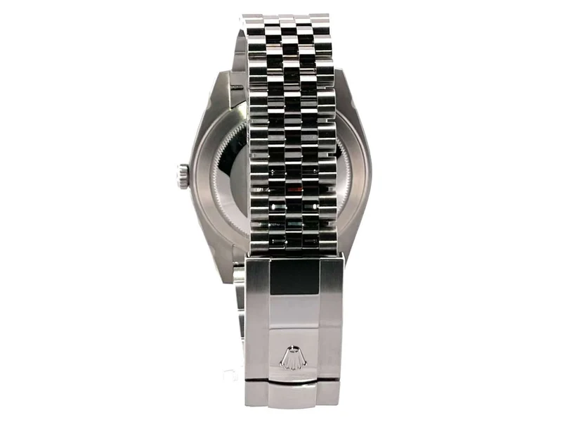 Rolex Datejust 41 Edelstahl Weißgold 126334 Rhodium Jubile-Band