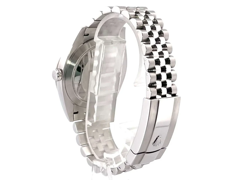 Rolex Datejust 41 Edelstahl Weißgold 126334 Rhodium Diamant Jubile-Band