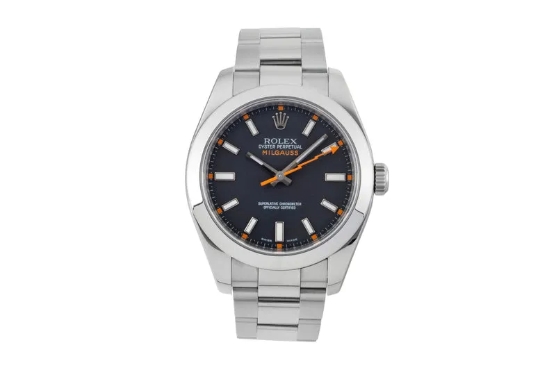 Rolex Milgauss steel automatic men's watch 116400 [2601178]