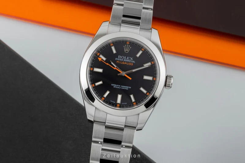 Rolex Milgauss steel automatic men's watch 116400 [2601178]