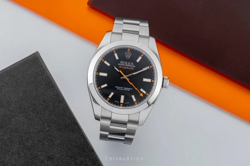 Rolex Milgauss steel automatic men's watch 116400 [2601178]