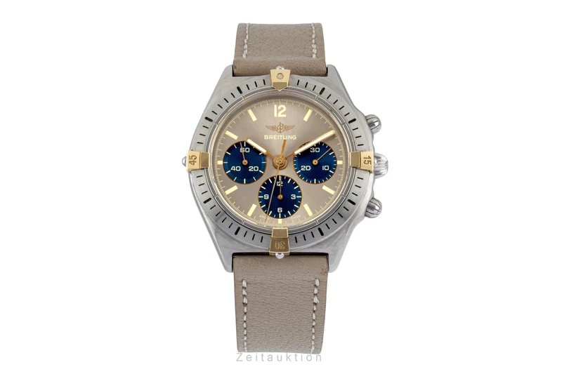 Breitling Callisto chronograph gilt / steel manual winding men's watch 80520 [2600900]
