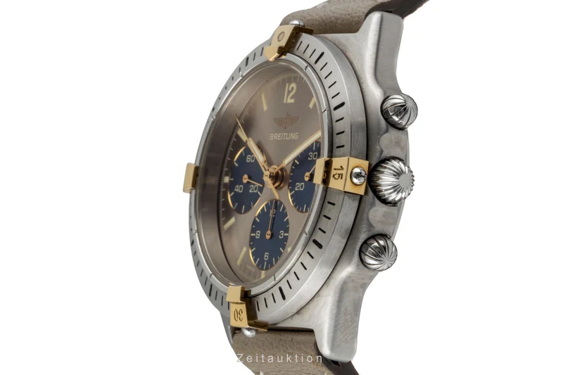 Breitling Callisto chronograph gilt / steel manual winding men's watch 80520 [2600900]