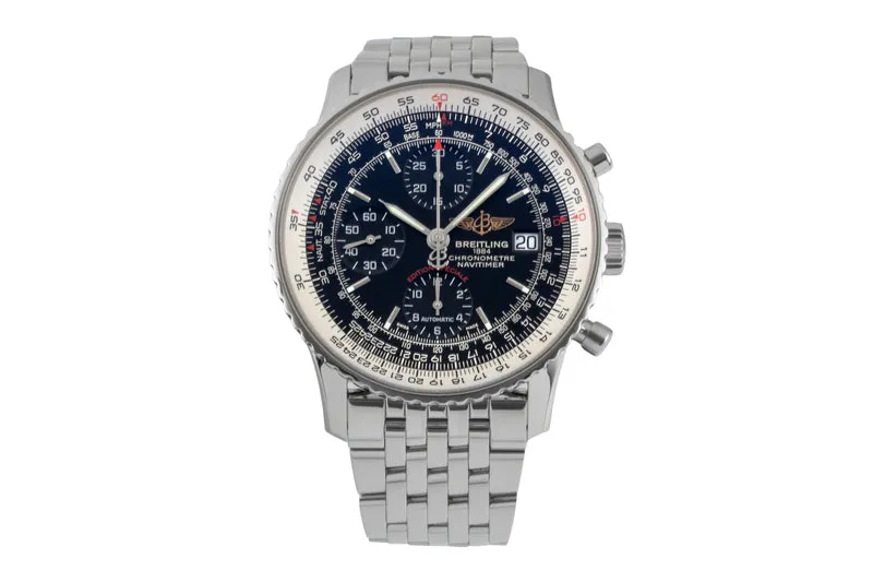 Breitling Navitimer Heritage chronograph steel automatic men's watch A1332412/BF27 [2601030]