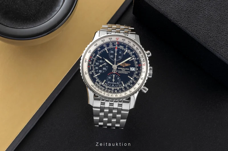 Breitling Navitimer Heritage chronograph steel automatic men's watch A1332412/BF27 [2601030]