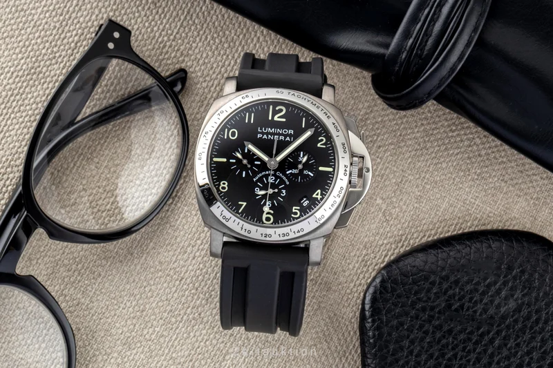 Panerai Luminor chronograph titanium automatic men's watch PAM00074 [2600142]
