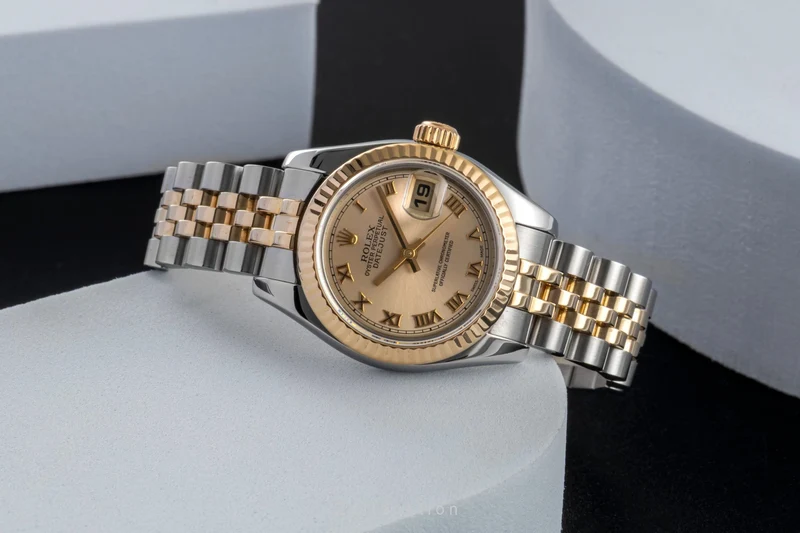 Rolex Lady Datejust Steel / rubber automatic women's watch 179173 [2600997]