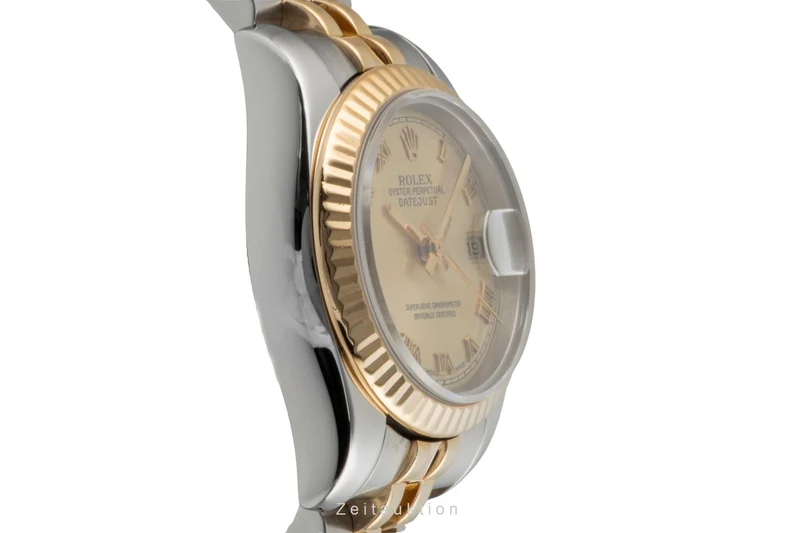 Rolex Lady Datejust Steel / rubber automatic women's watch 179173 [2600997]