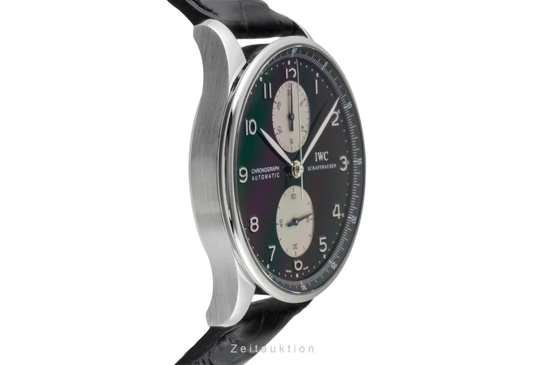 IWC Portugieser chronograph steel automatic men's watch IW371404 LP: 9100EUR [2600782]