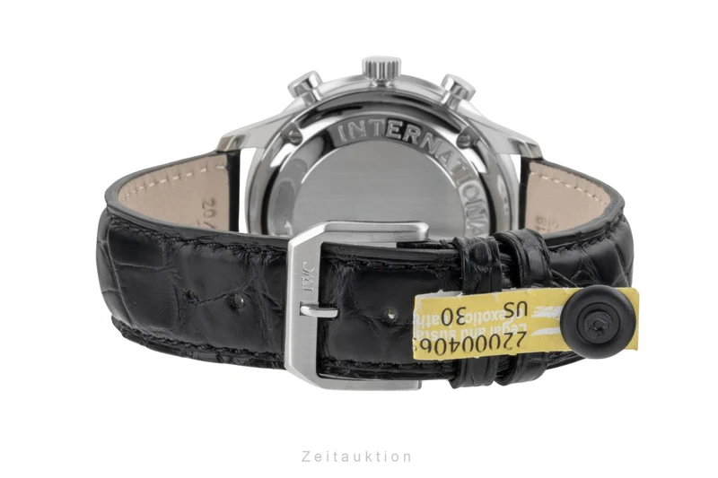IWC Portugieser chronograph steel automatic men's watch IW371404 LP: 9100EUR [2600782]