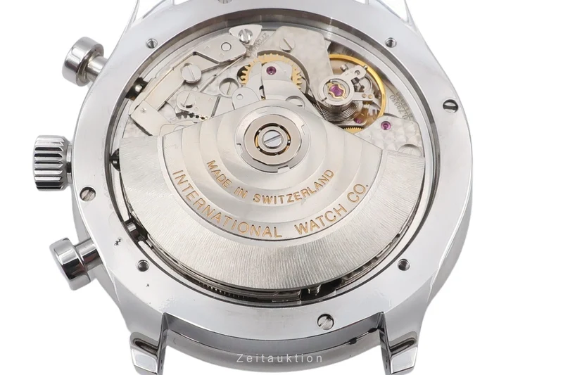 IWC Portugieser chronograph steel automatic men's watch IW371404 LP: 9100EUR [2600782]