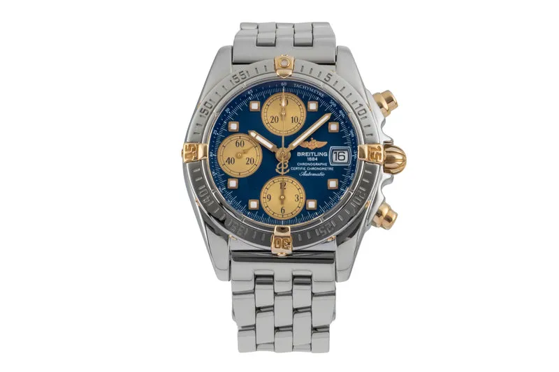 Breitling Cockpit chronograph steel / gold automatic men's watch B13357 [2600985]