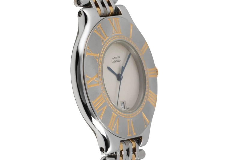 Cartier Ligne 21 gilt / steel quartz men's watch W10052F4 [2506035]