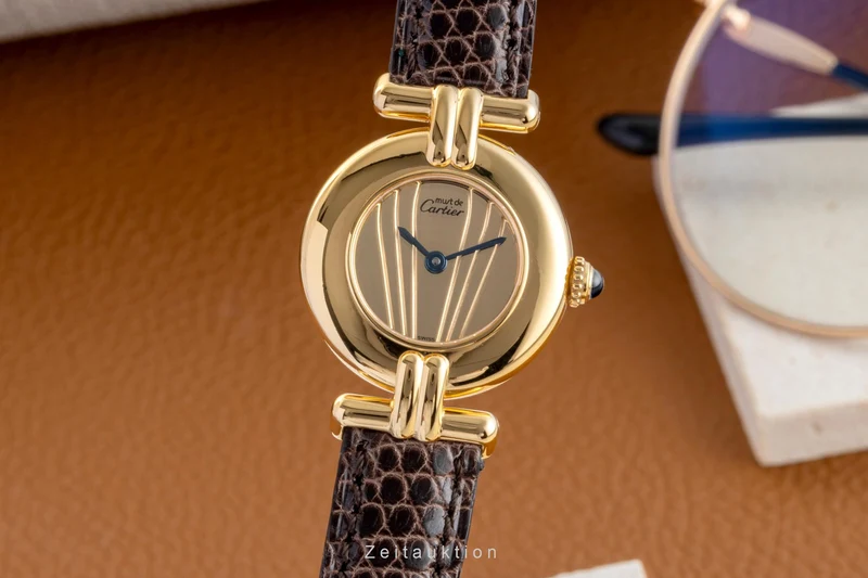 Cartier Vermeil silver-gilt quartz women's watch 590002 [2600715]