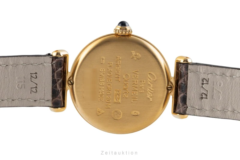 Cartier Vermeil silver-gilt quartz women's watch 590002 [2600715]