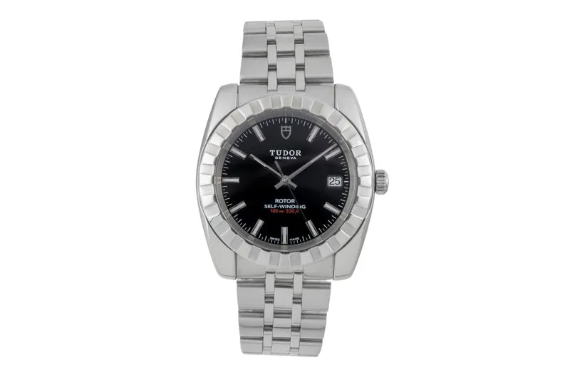 Tudor Classic Date steel automatic men's watch 21010 [2600791]