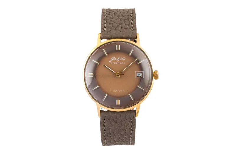 Glashütte Spezimatic gilt-brass automatic men's watch Vintage [2600576]