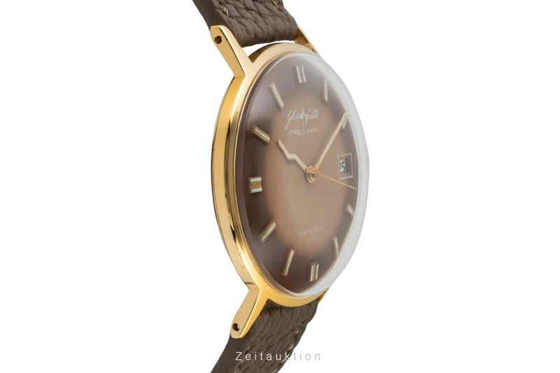 Glashütte Spezimatic gilt-brass automatic men's watch Vintage [2600576]