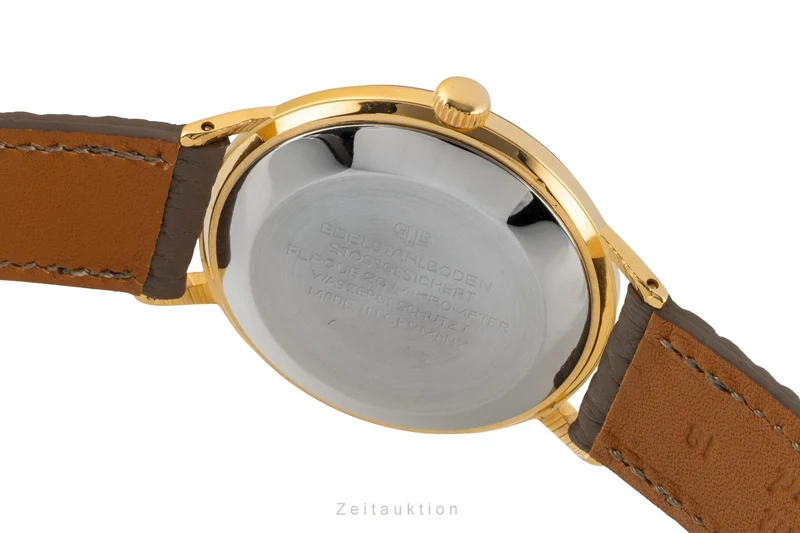 Glashütte Spezimatic gilt-brass automatic men's watch Vintage [2600576]