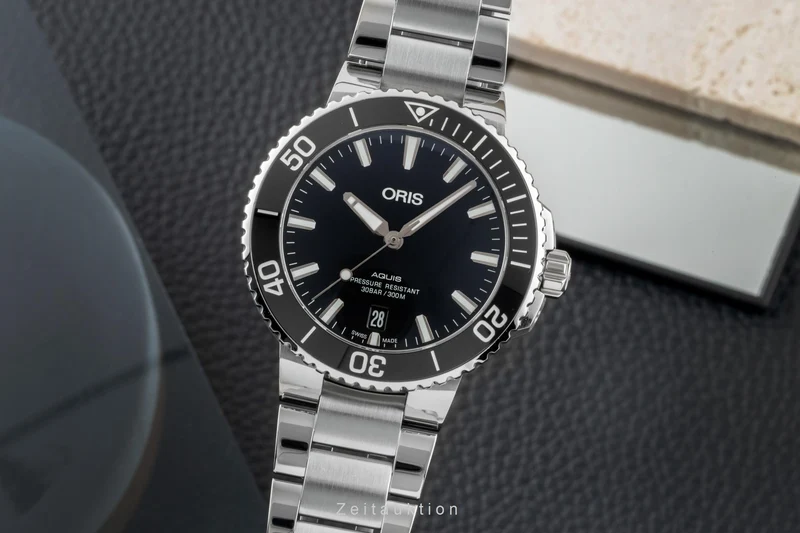 Oris Aquis Date steel automatic men's watch 01 733 7732 4134-07 4 21 64FC LP: 2400EUR [2600568]