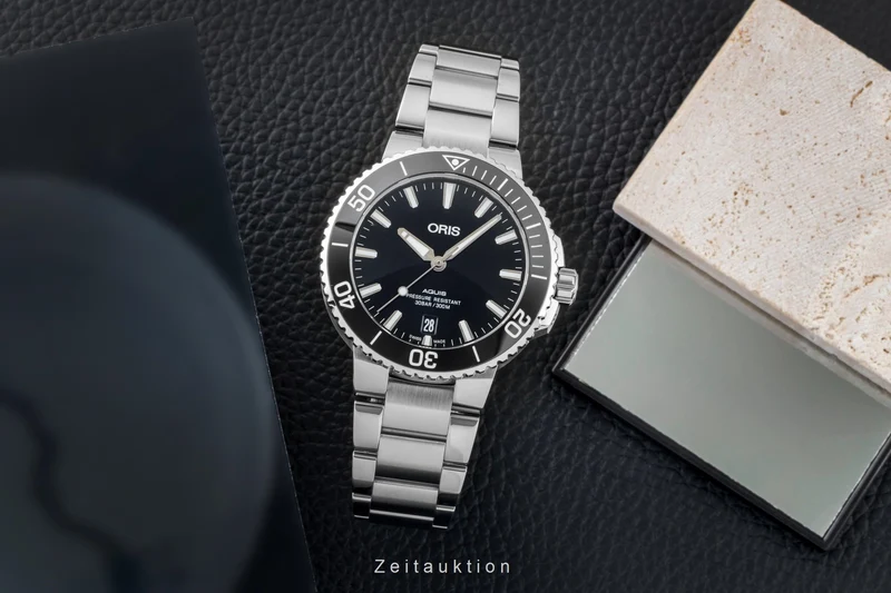 Oris Aquis Date steel automatic men's watch 01 733 7732 4134-07 4 21 64FC LP: 2400EUR [2600568]