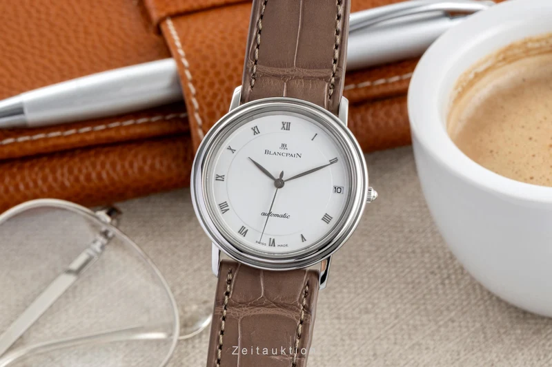 Blancpain Villeret steel automatic men's watch 1195-1127 [2600080]