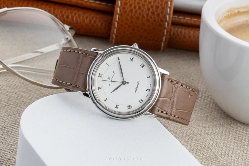 Blancpain Villeret steel automatic men's watch 1195-1127 [2600080]