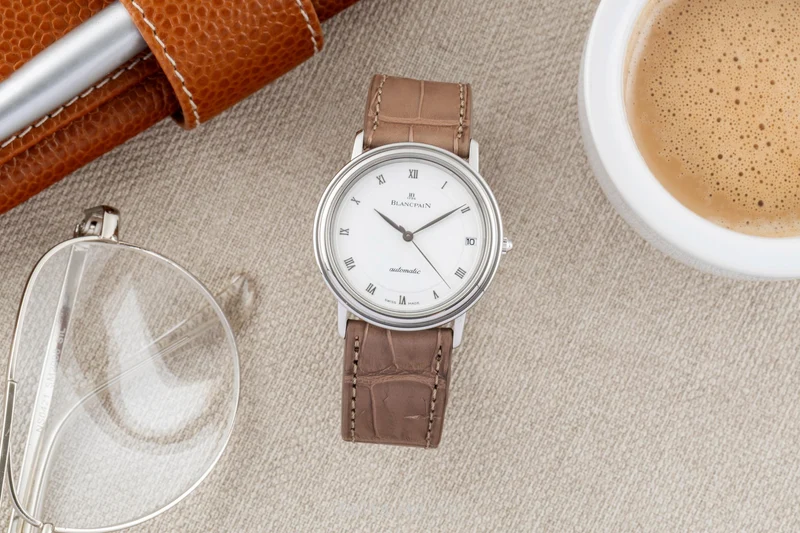 Blancpain Villeret steel automatic men's watch 1195-1127 [2600080]