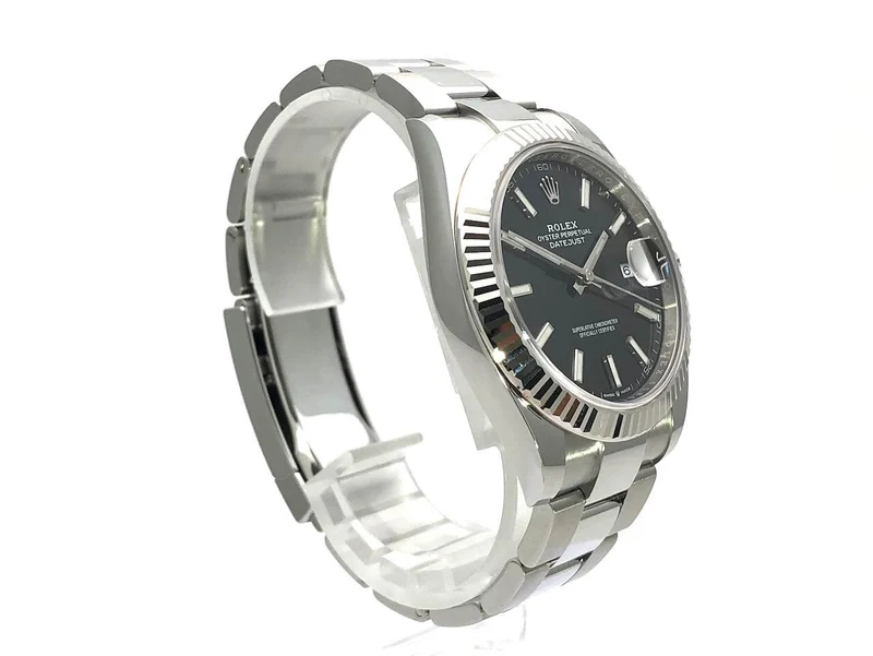 Rolex Datejust 41 Edelstahl Weißgold 126334 Schwarz 2021 ungetragen
