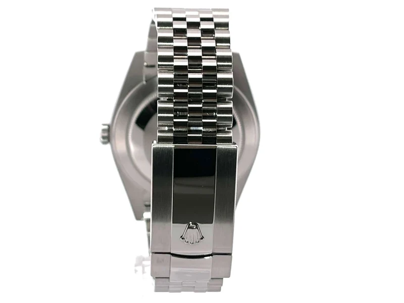 Rolex Datejust 41 Edelstahl Weißgold 126334 Schwarz aus 2018 Jubile-Band
