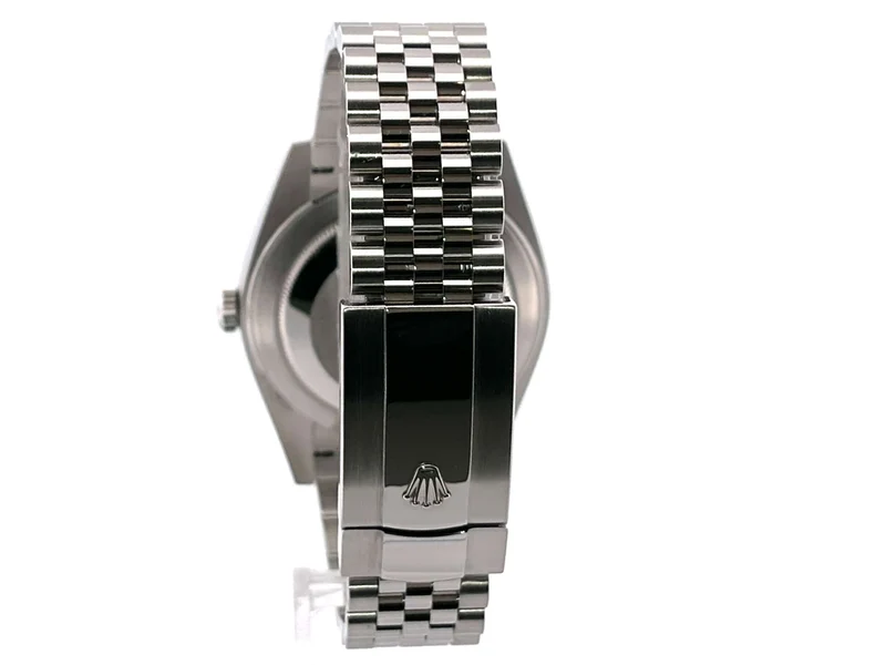 Rolex Datejust 41 Edelstahl Weißgold 126334 Schwarz Diamant 2019 Jubile-Band