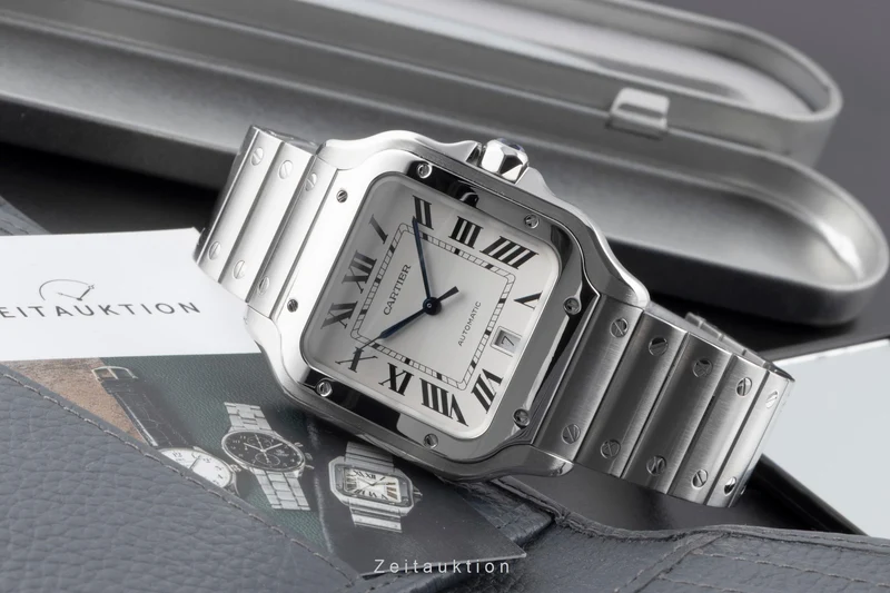 Cartier Santos steel automatic unisex WSSA0009 LP: 8850EUR [2506510]