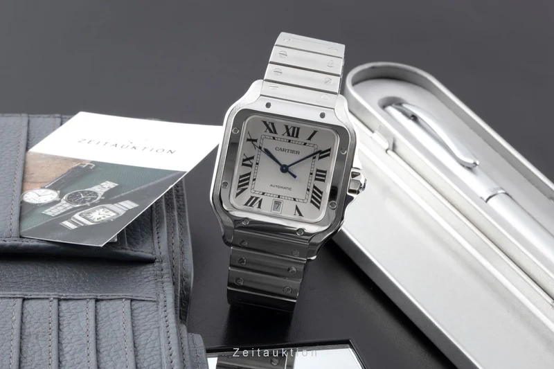 Cartier Santos steel automatic unisex WSSA0009 LP: 8850EUR [2506510]
