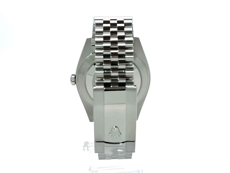 Rolex Datejust 41 Edelstahl Weißgold 126334 Schwarz Jubile-Band ungetragen 2020