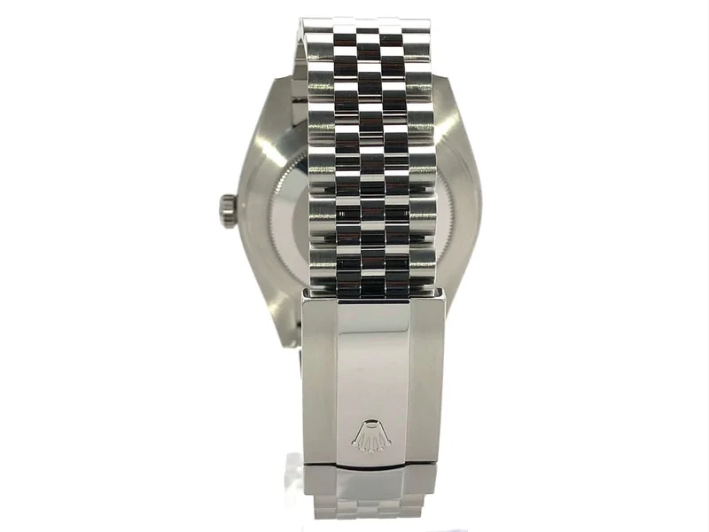 Rolex Datejust 41 Edelstahl Weißgold 126334 Silber Jubile-Band aus 2017
