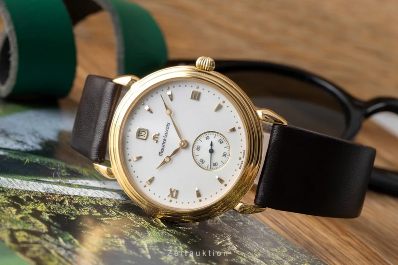Maurice Lacroix Masterpiece gilt-brass manual winding men's watch 93489 Limited [2600056]