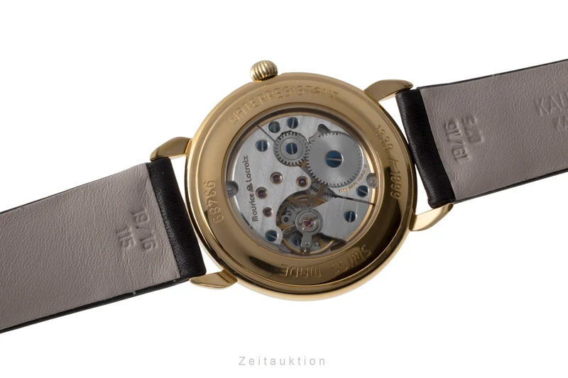 Maurice Lacroix Masterpiece gilt-brass manual winding men's watch 93489 Limited [2600056]