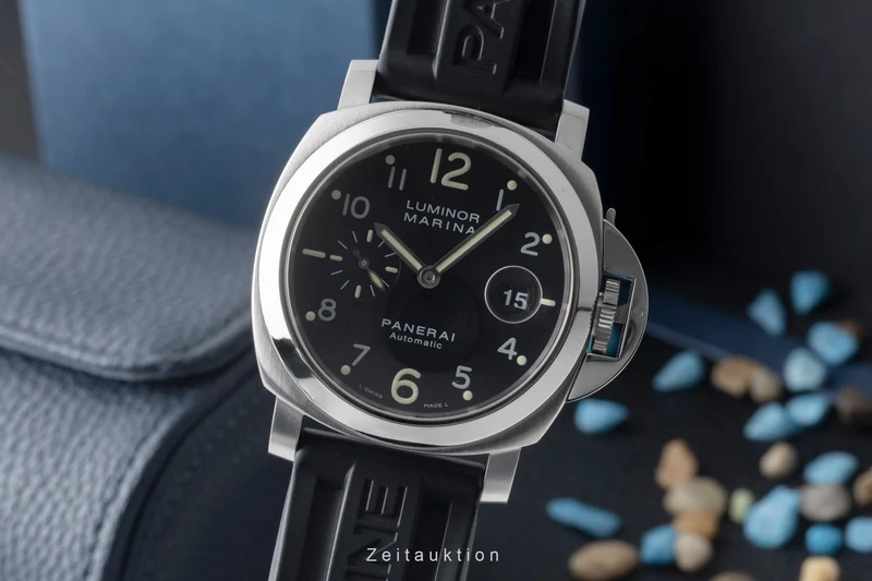 Panerai Luminor Marina steel automatic men's watch PAM00164 LP: 8900EUR [2600893]