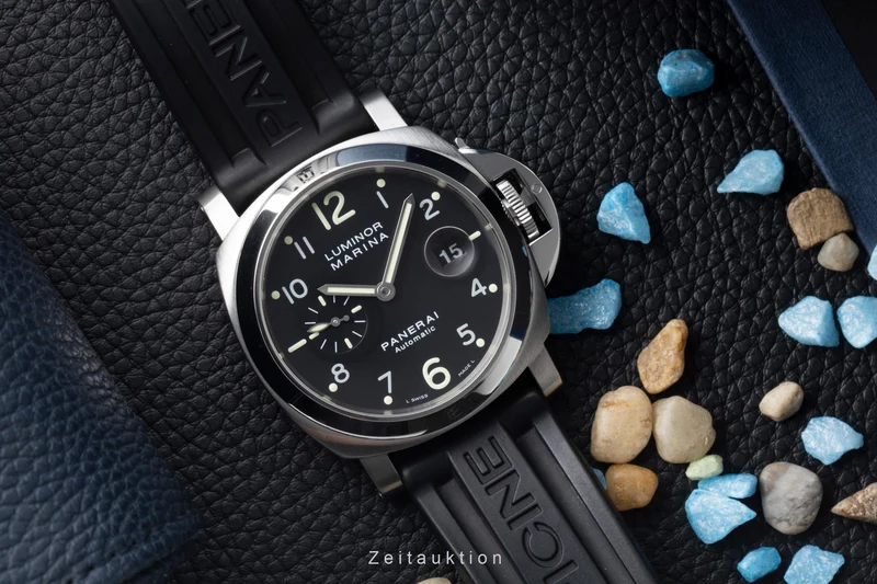Panerai Luminor Marina steel automatic men's watch PAM00164 LP: 8900EUR [2600893]