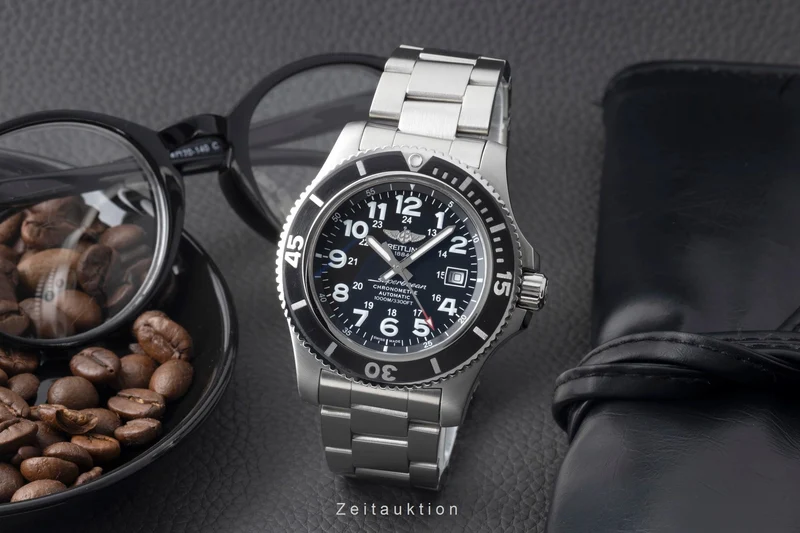 Breitling Superocean steel automatic men's watch A17392D7/BD68 [2506521]