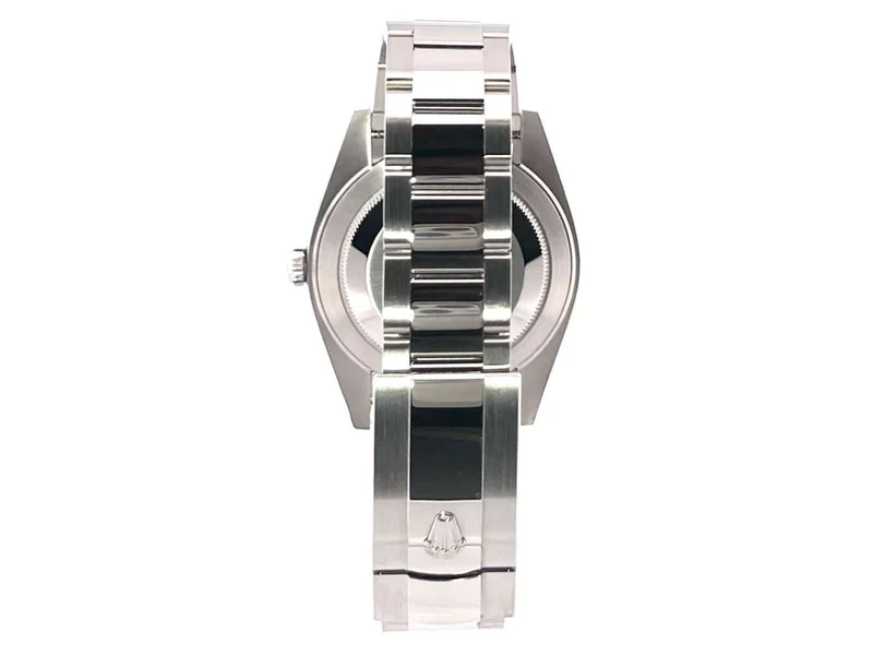 Rolex Datejust 41 Edelstahl Weißgold 126334 Blau Riffelmuster