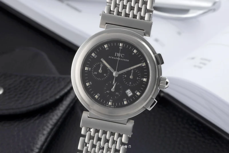 IWC Da Vinci chronograph steel quartz men's watch IW3728-05 [2600268]