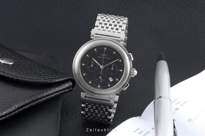 IWC Da Vinci chronograph steel quartz men's watch IW3728-05 [2600268]