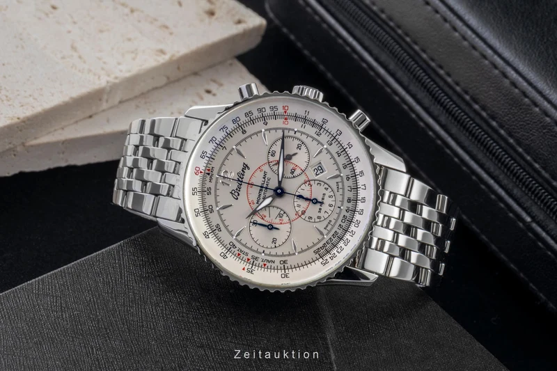 Breitling Montbrillant chronograph steel automatic men's watch A41330 [2600872]