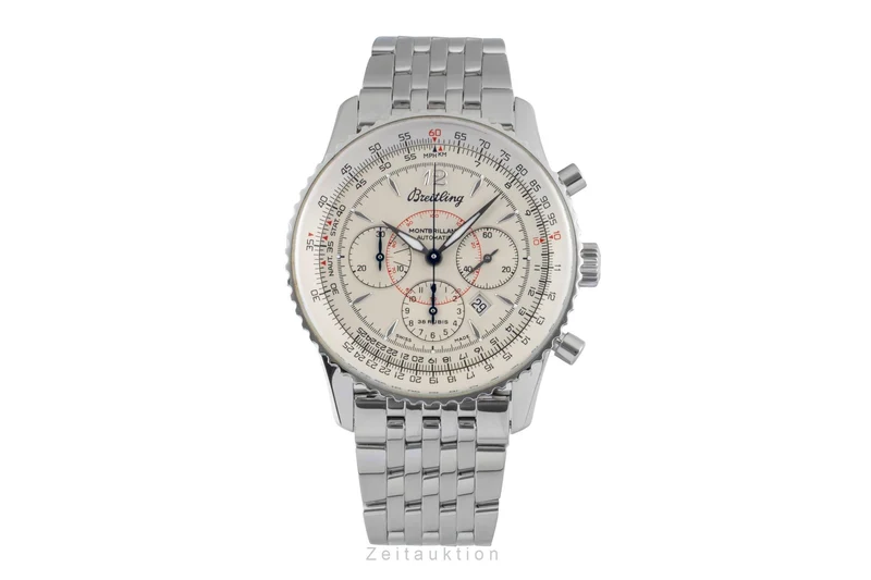 Breitling Montbrillant chronograph steel automatic men's watch A41330 [2600872]