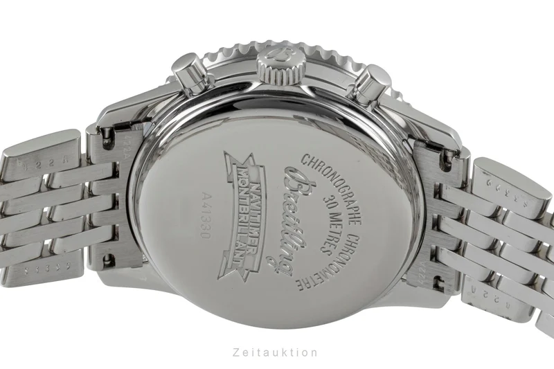 Breitling Montbrillant chronograph steel automatic men's watch A41330 [2600872]