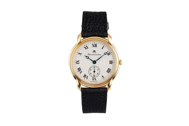 Maurice Lacroix Mecanique gilt-brass manual winding men's watch 4905 [2600220]