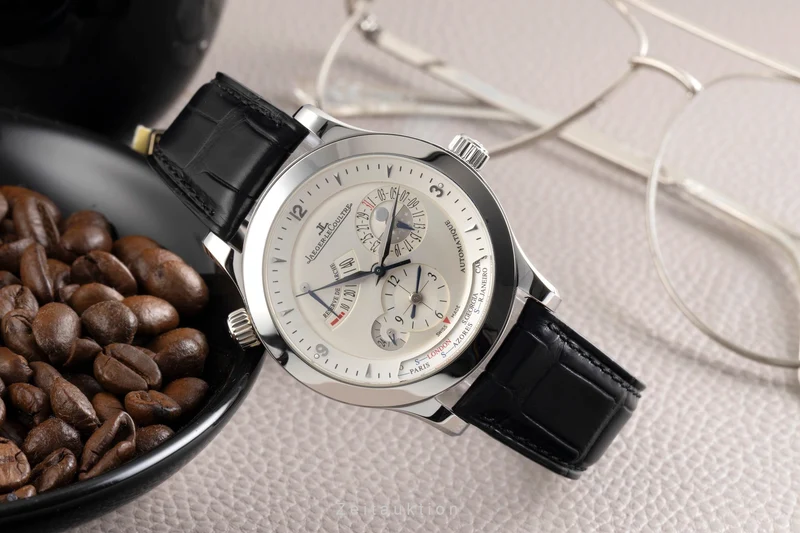 Jaeger LeCoultre Master Geographic steel automatic men's watch Q1508420 ,147.8.57.S [2506371]